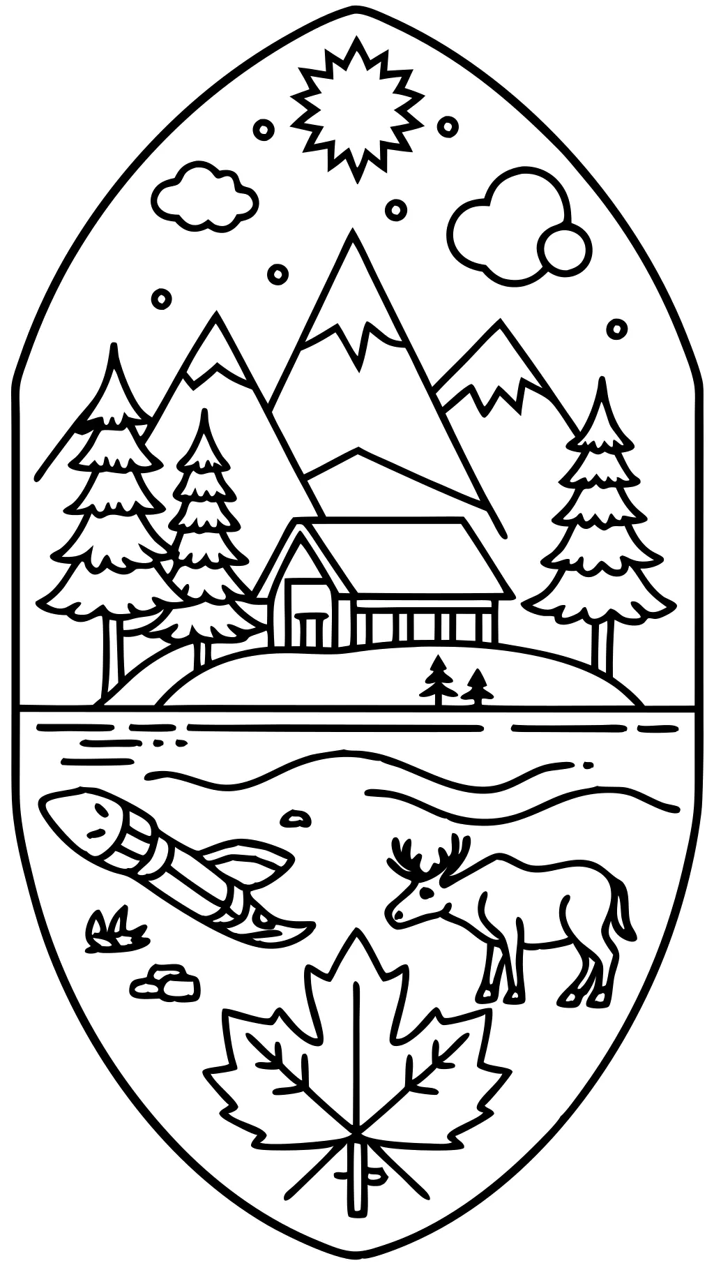 canada coloring pages